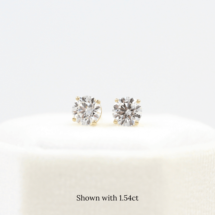 Earrings The Classic Stud Earrings - Lab-Grown Diamond