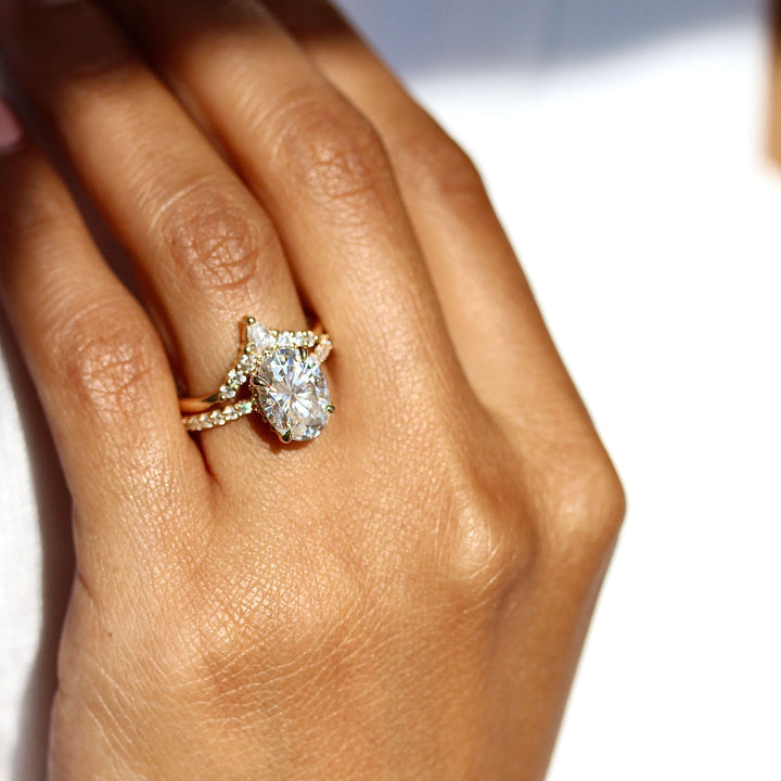 Engagement Ring The Athena Hidden Halo Ring (Oval)