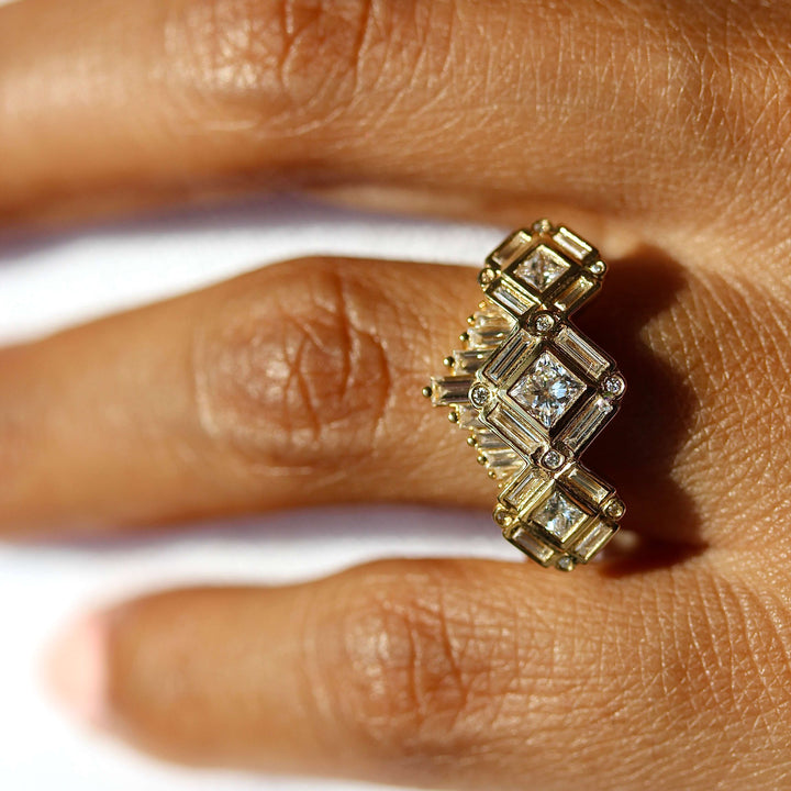 Ready to Ship Ring 14k Yellow Gold The Darby Ring in Yellow Gold with Lab-Grown Diamond