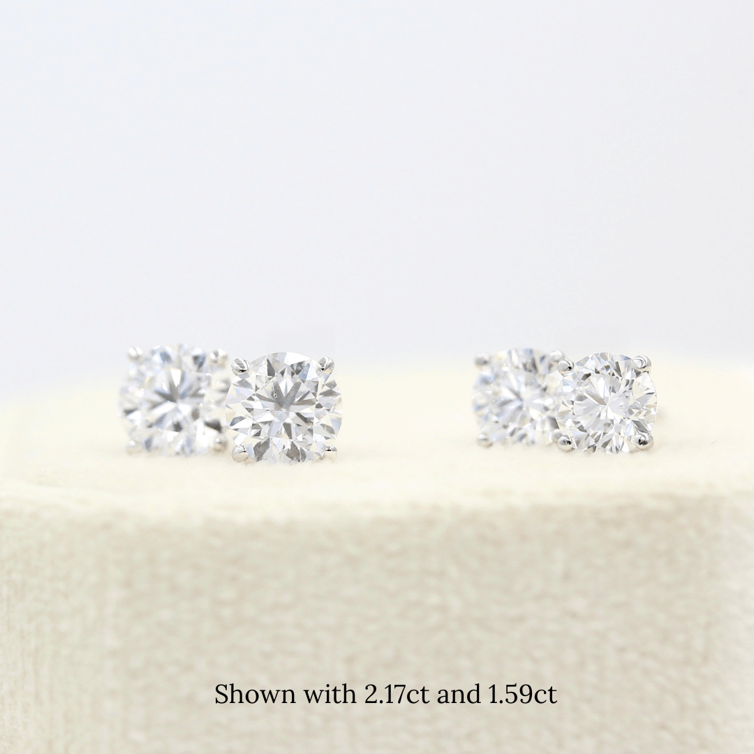 Earrings The Classic Stud Earrings - Lab-Grown Diamond