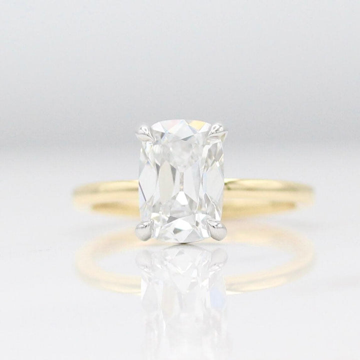 Ready to Ship Ring 18k Yellow Gold and Platinum The Eri Ring in 18k Yellow Gold and Platinum with 2.5ct Lab-Grown Diamond