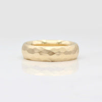Wedding Band The Hammered Domed Band