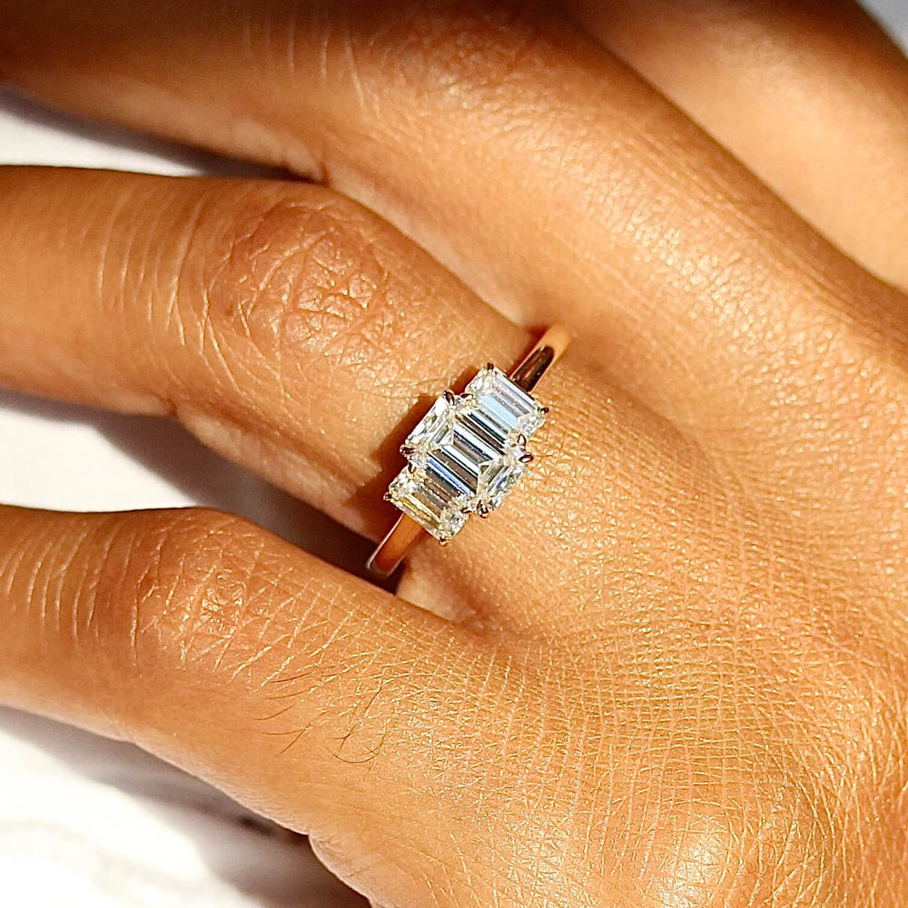 Engagement Ring The Kendall Hidden Halo Ring