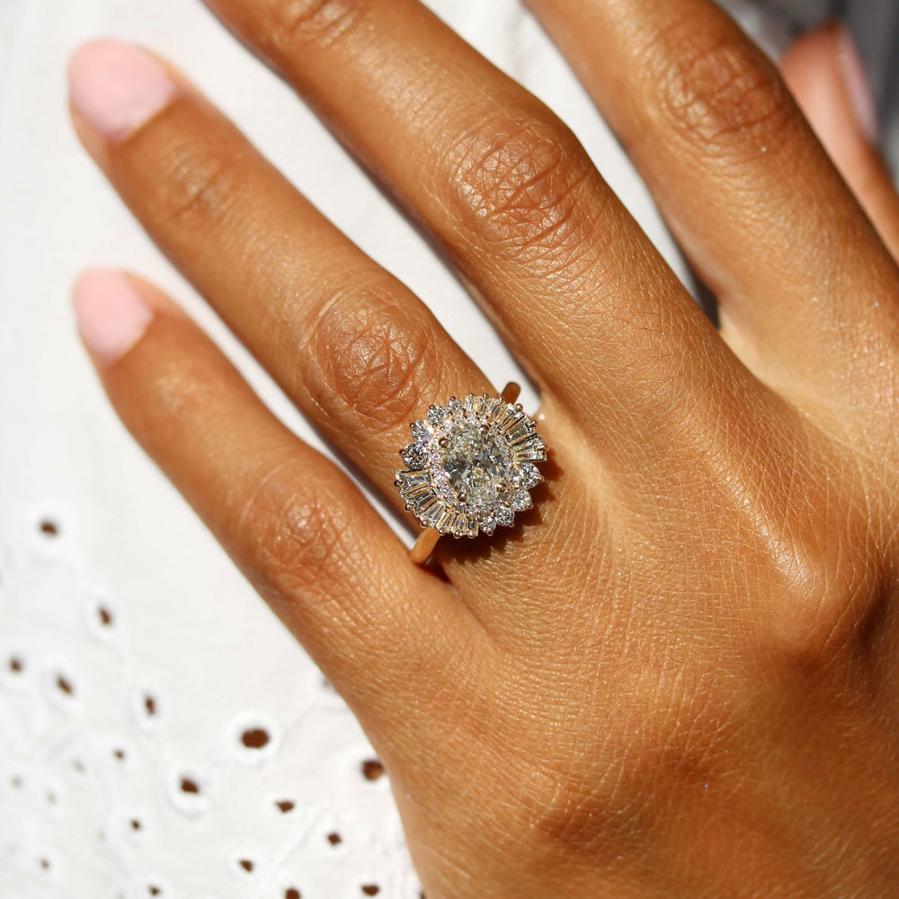 Ready to Ship Ring 14k Yellow Gold The Soleil Ring in Yellow Gold with 1.04ct Lab-Grown Diamond
