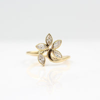Ready to Ship Ring 14k Yellow Gold The Violet Ring in Yellow Gold