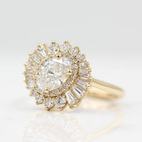 Ready to Ship Ring 14k Yellow Gold The Soleil Ring in Yellow Gold with 1.04ct Lab-Grown Diamond