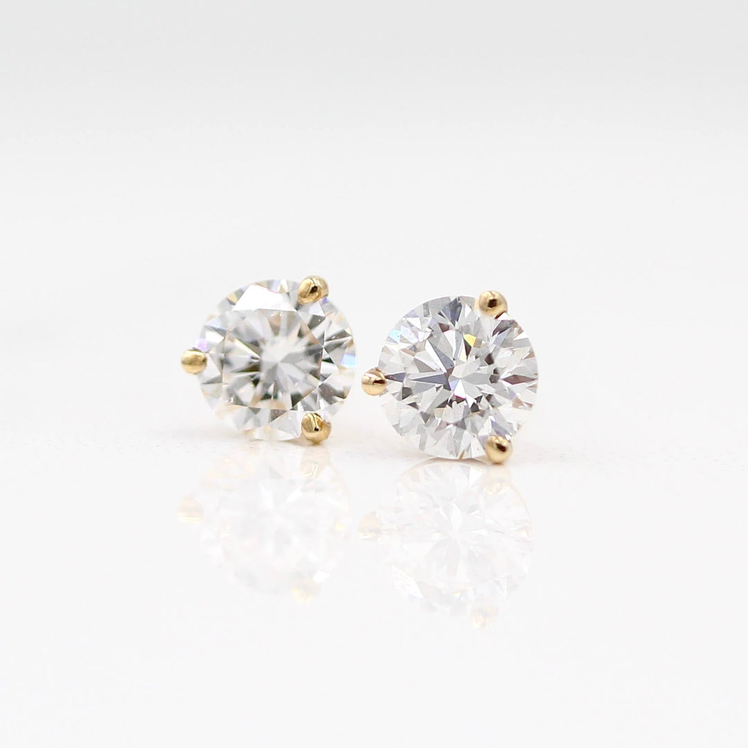 Earrings Martini Mounting Diamond Studs