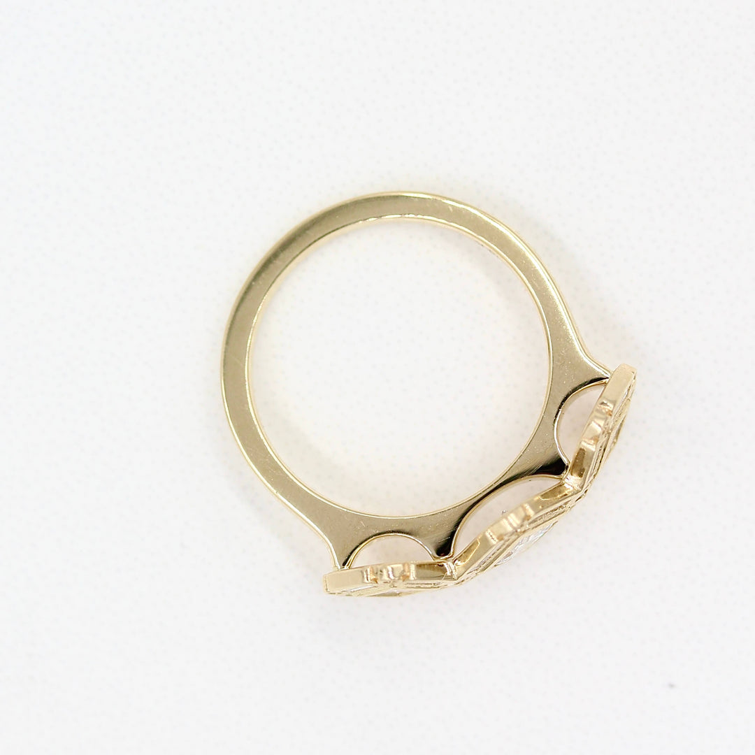 Ready to Ship Ring 14k Yellow Gold The Darby Ring in Yellow Gold with Lab-Grown Diamond