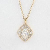 Necklace 14k Yellow Gold / Lab-Grown Diamond The Sojourner Pendant in Yellow Gold with 1.2ct Lab-Grown Diamond