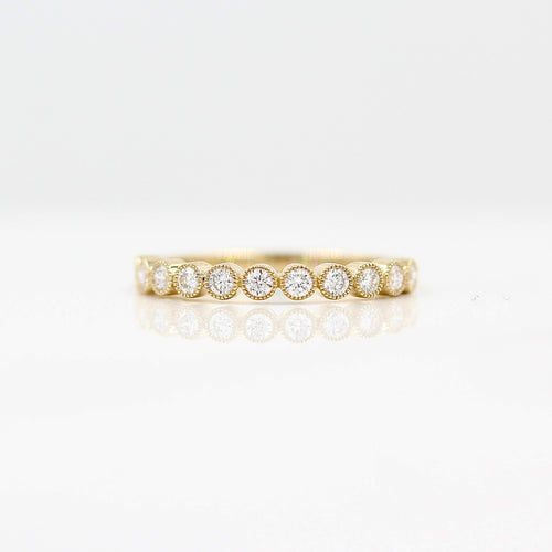 Wedding Band 14k Yellow Gold The Jackie Wedding Band in Yellow Gold