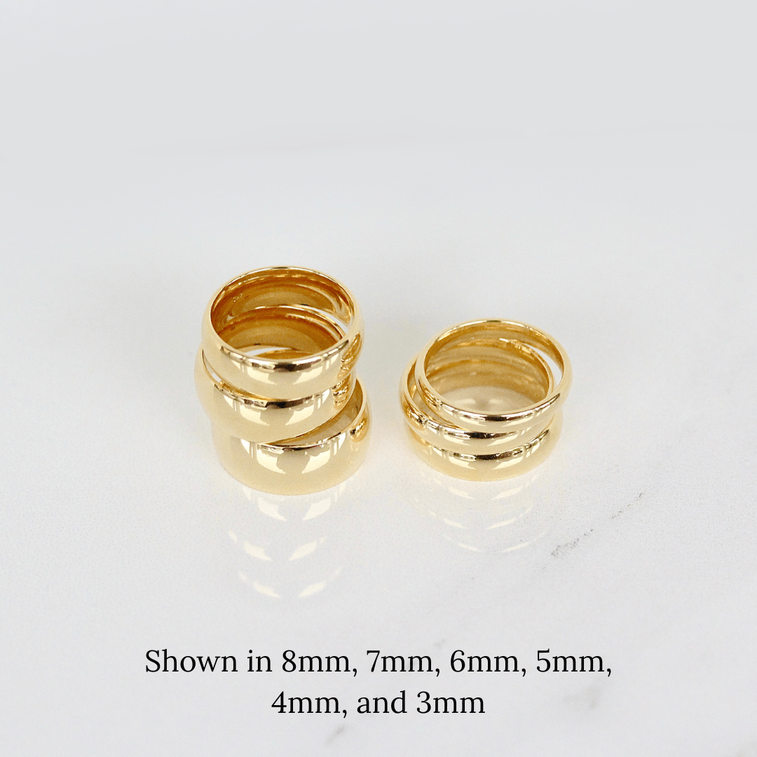 Wedding Band The Domed Cigar Band