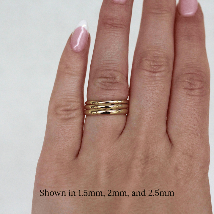 Wedding Band The Domed Cigar Band