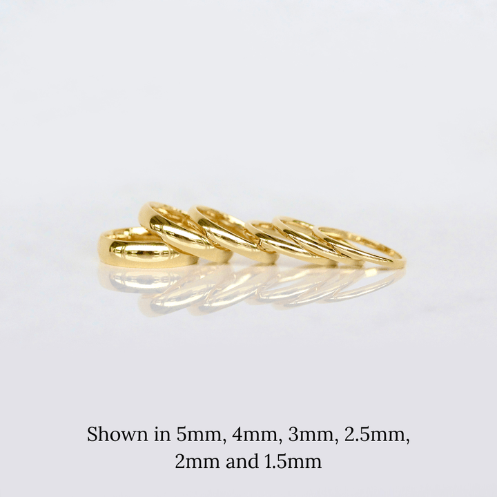 Wedding Band The Domed Cigar Band