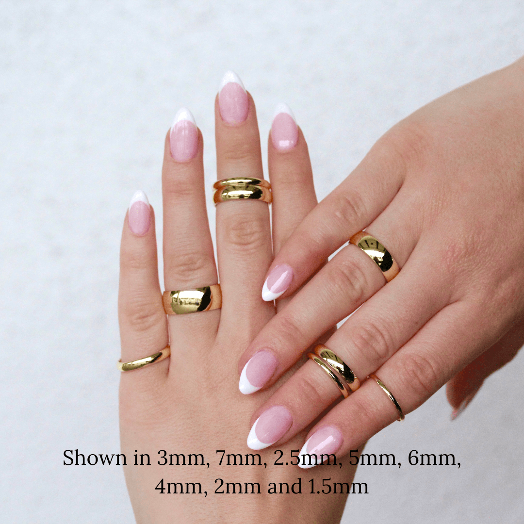 Wedding Band The Domed Cigar Band