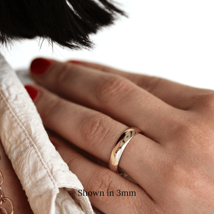 Wedding Band The Domed Cigar Band