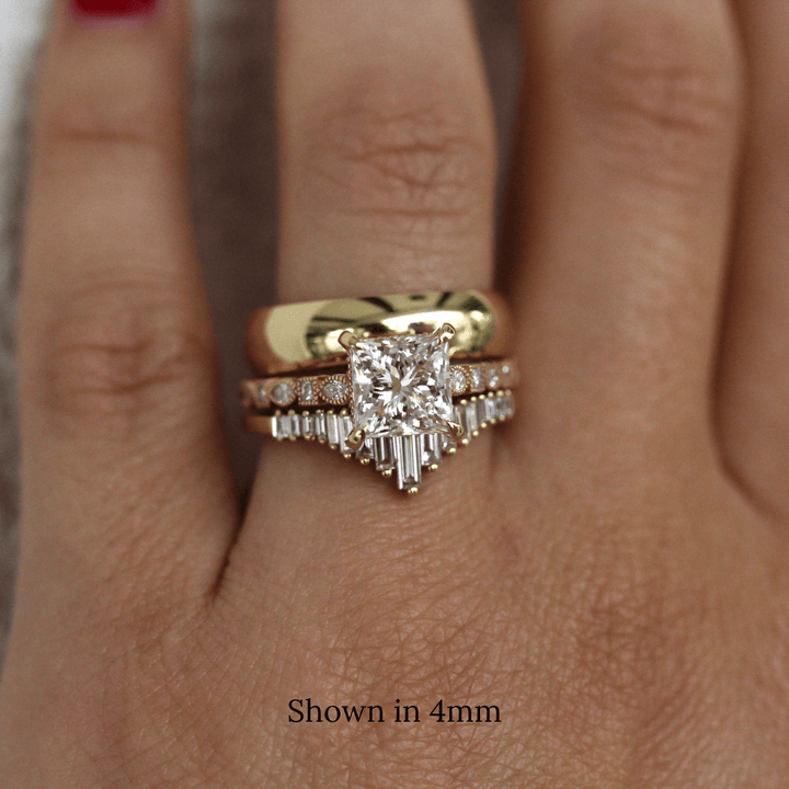 Wedding Band The Domed Cigar Band