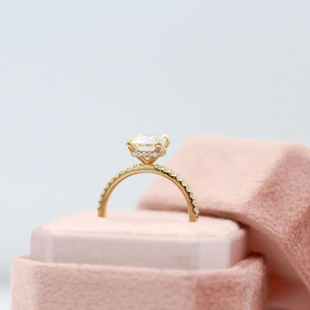 Engagement Ring The Paris Hidden Halo Ring