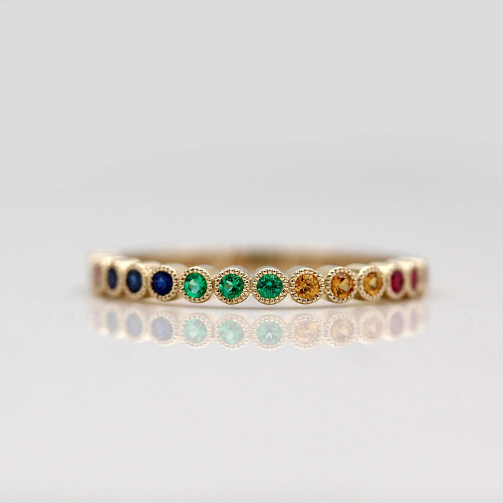 Wedding Band The Rainbow Pride Ring