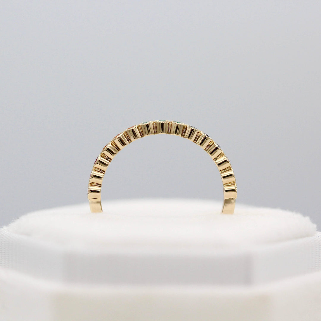 Wedding Band The Rainbow Pride Ring