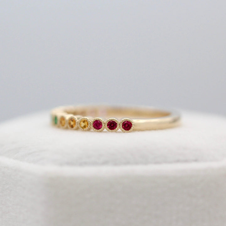 Wedding Band The Rainbow Pride Ring