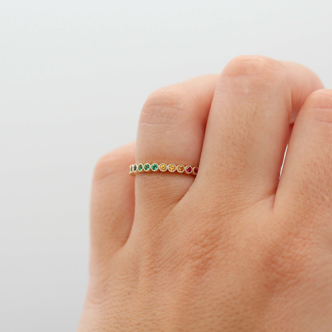 Wedding Band The Rainbow Pride Ring