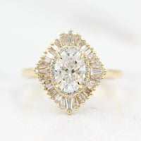 Ready to Ship Ring 14k Yellow Gold The Sojourner Ring in Yellow Gold with 1ct Lab-Grown Diamond