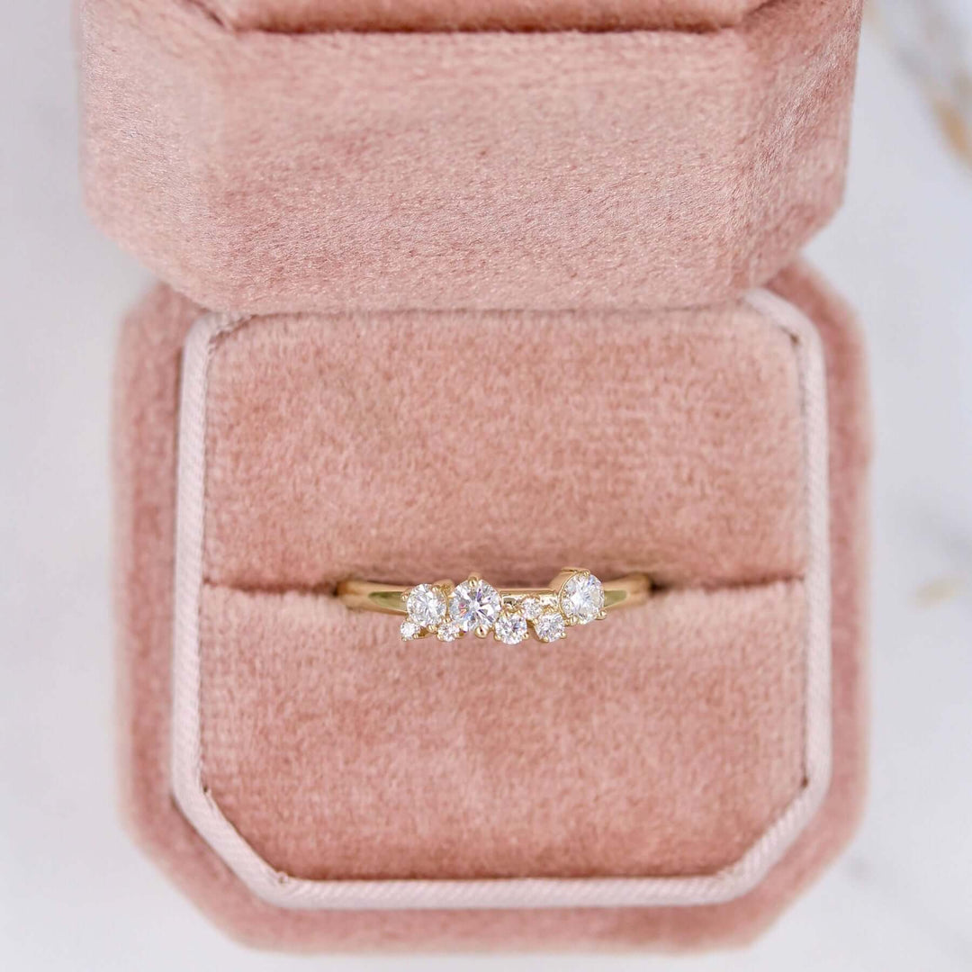 Ready to Ship Ring 14k Yellow Gold The Bianca Ring in Yellow Gold with Lab-Grown Diamond