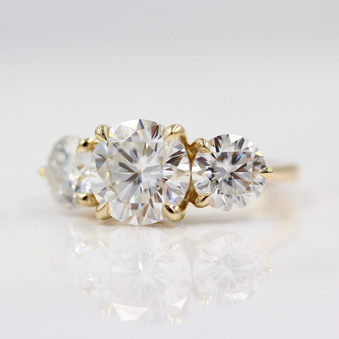 diamond and gold ring