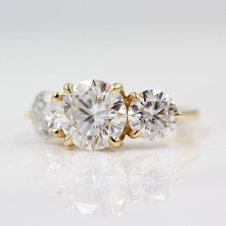 diamond and gold ring