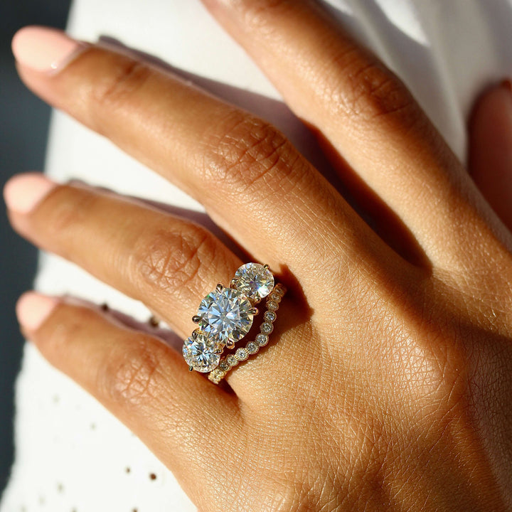 engagement ring wedding band set