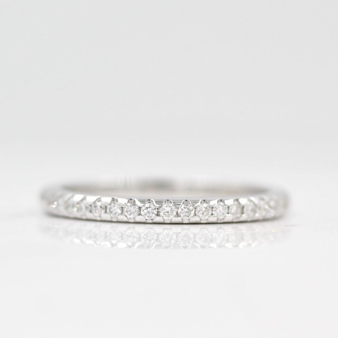 Ready to Ship Ring 14k White Gold The Lauryn Wedding Band in White Gold