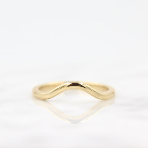 Engagement Ring The Wave Wedding Band