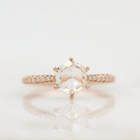 Engagement Ring The Aurora Ring (Hexagon)