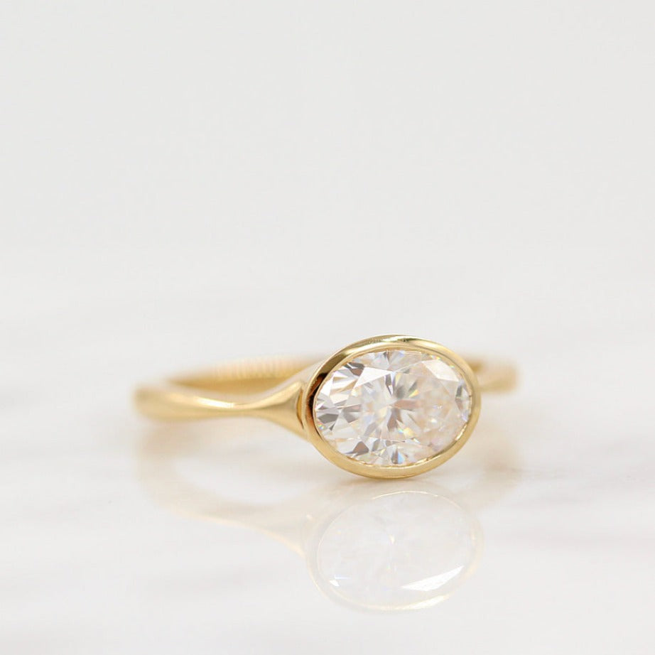 Engagement Ring The Stevie Ring (East-West Oval)