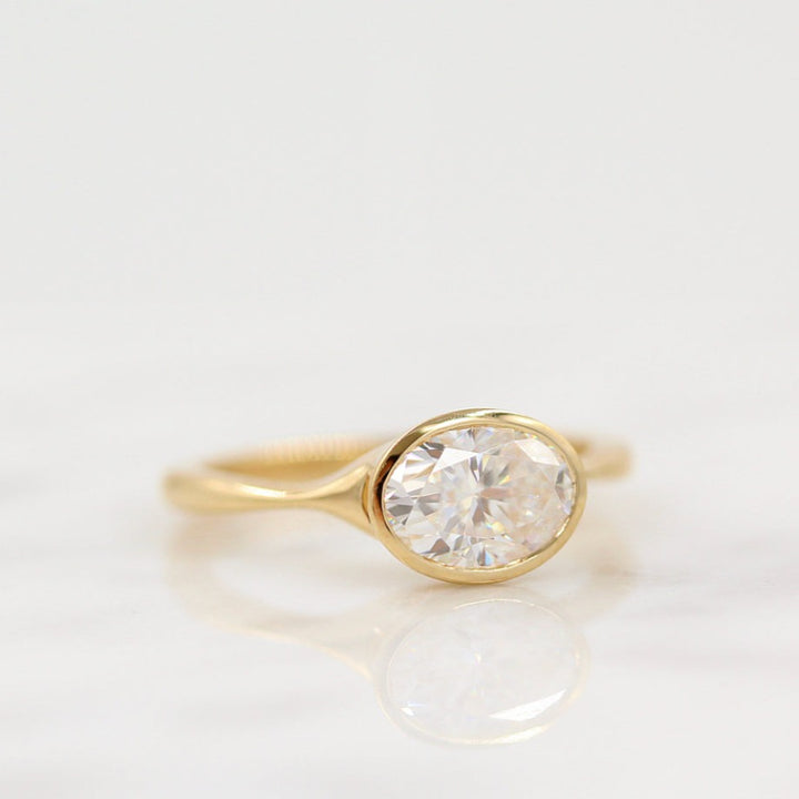 Engagement Ring The Stevie Ring (East-West Oval)