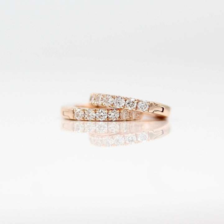 Earrings Diamond Huggies
