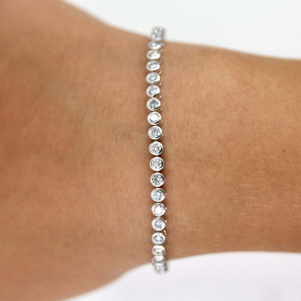 Bracelet The Bezel Lab-Grown Diamond Tennis Bracelet