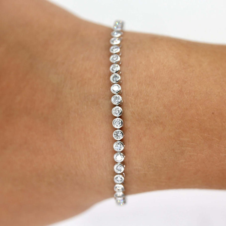 Bracelet The Bezel Lab-Grown Diamond Tennis Bracelet