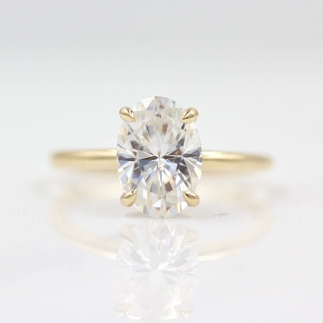 2ct oval engagement ring