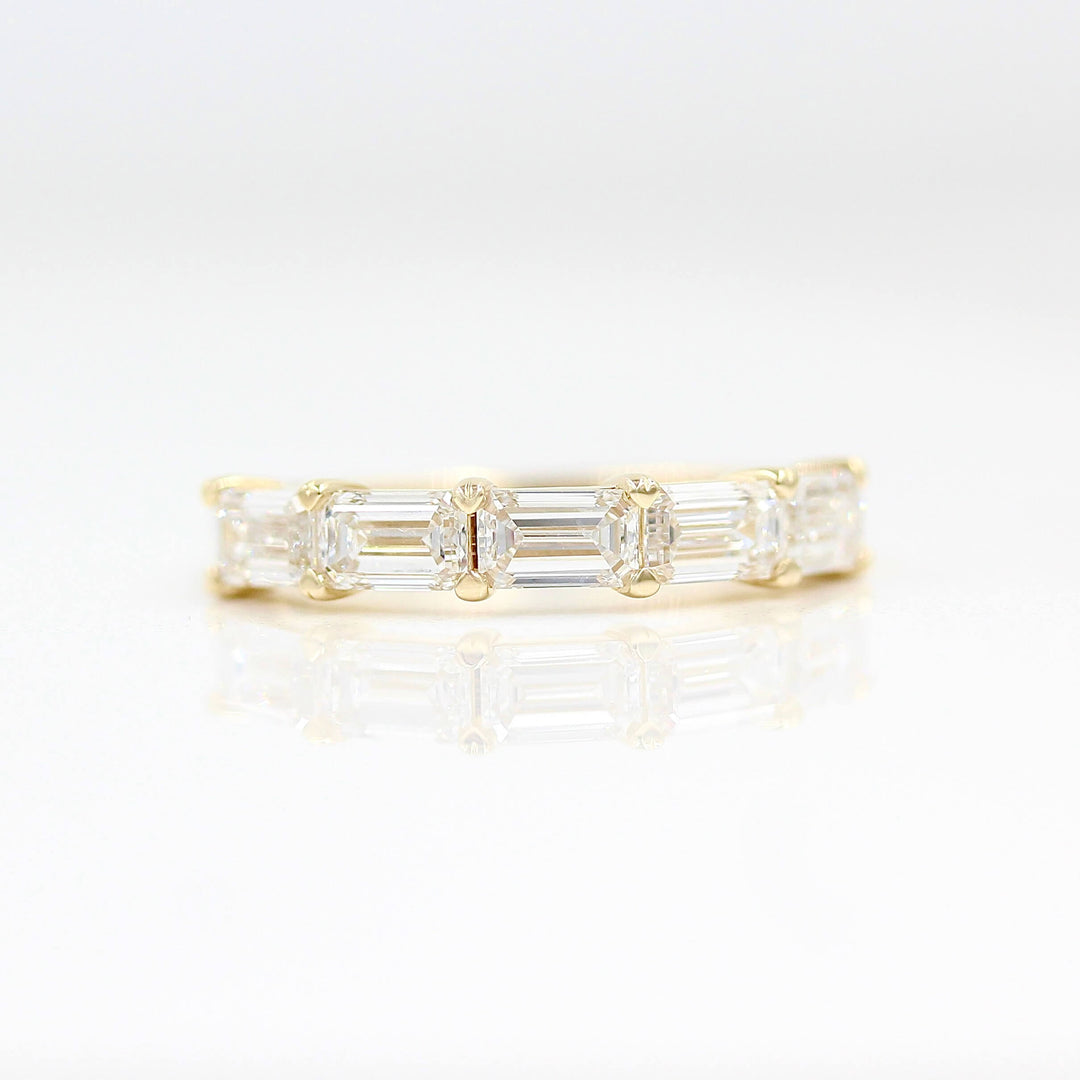 Wedding Band 14k Yellow Gold / Lab-Grown Diamond The Adelaide Wedding Band in Yellow Gold with Lab-Grown Diamond