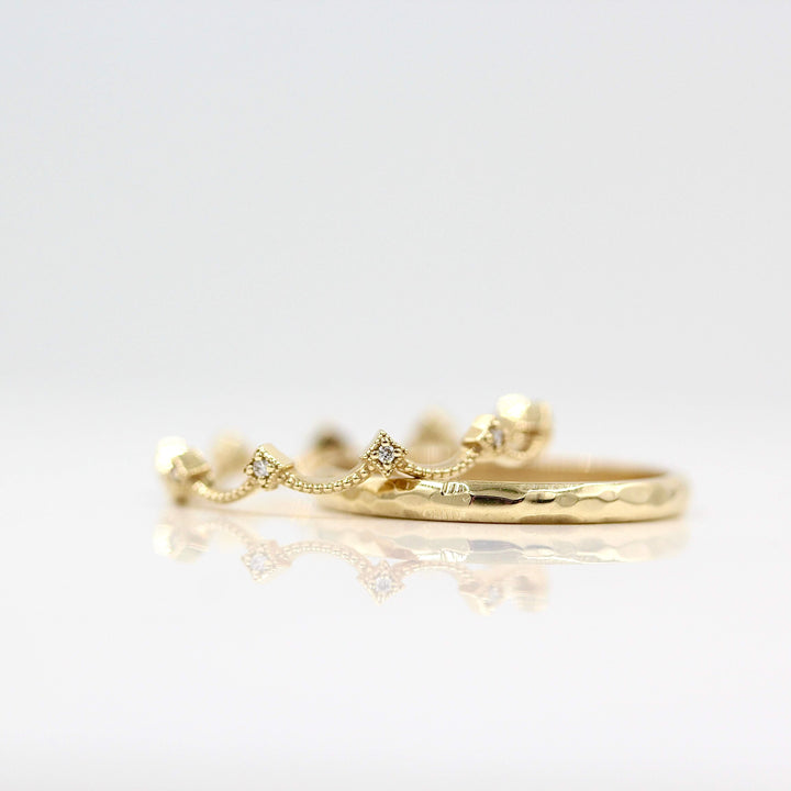 Ready to Ship Ring 14k Yellow Gold The Christie Bands in Yellow Gold