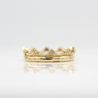 Ready to Ship Ring 14k Yellow Gold The Christie Bands in Yellow Gold