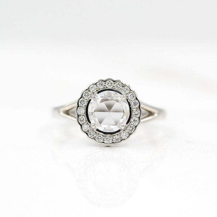 Ready to Ship Ring 14k White Gold The Diana Ring in White Gold with 1ct Lab-Grown Diamond