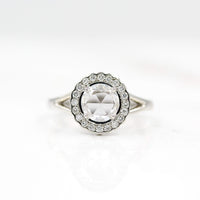 Ready to Ship Ring 14k White Gold The Diana Ring in White Gold with 1ct Lab-Grown Diamond