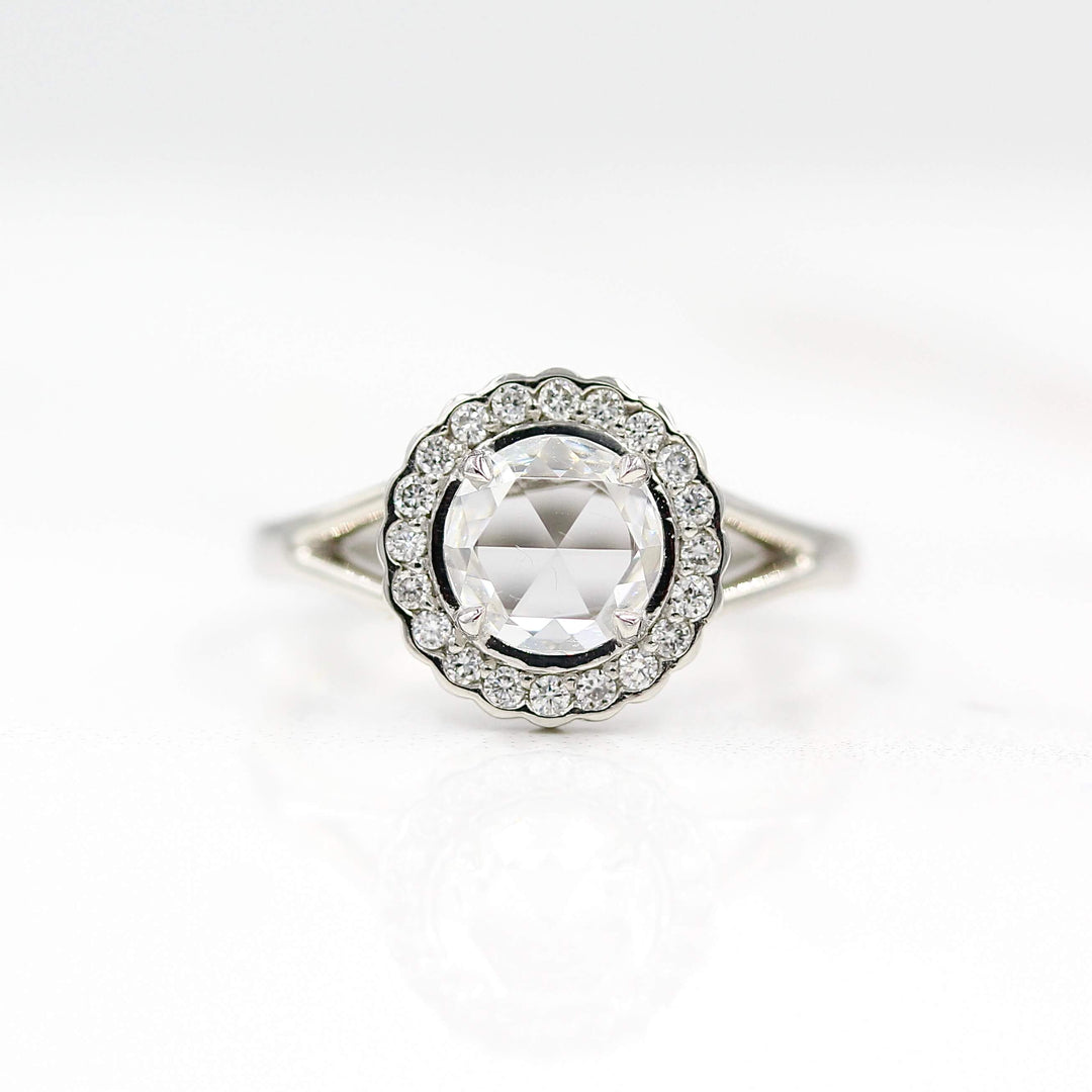 The Diana ring against a white background