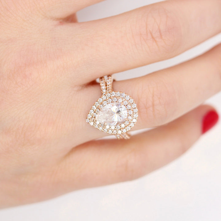 Engagement Ring The Double-Halo Carly Ring