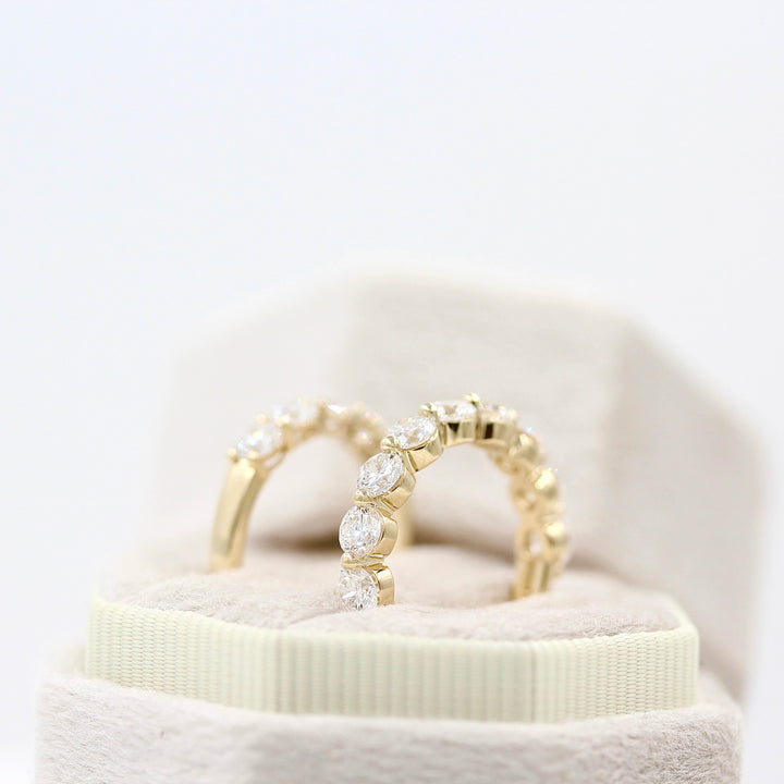 Ready to Ship Ring 14k Yellow Gold The Melody Wedding Band in Yellow Gold
