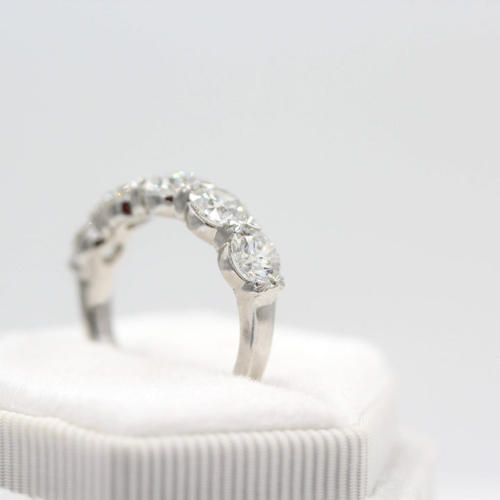 Ready to Ship Ring 14k White Gold The Greta Wedding Band in White Gold