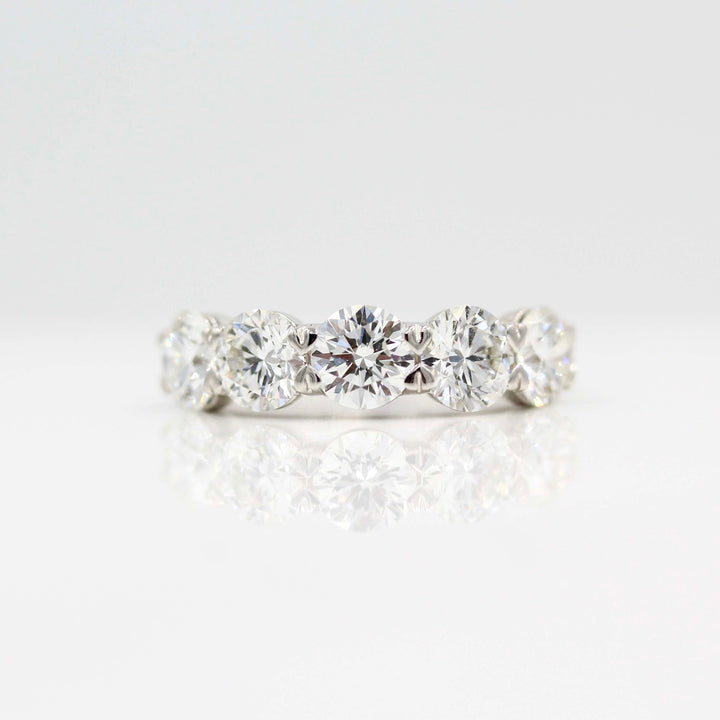 Ready to Ship Ring 14k White Gold The Greta Wedding Band in White Gold