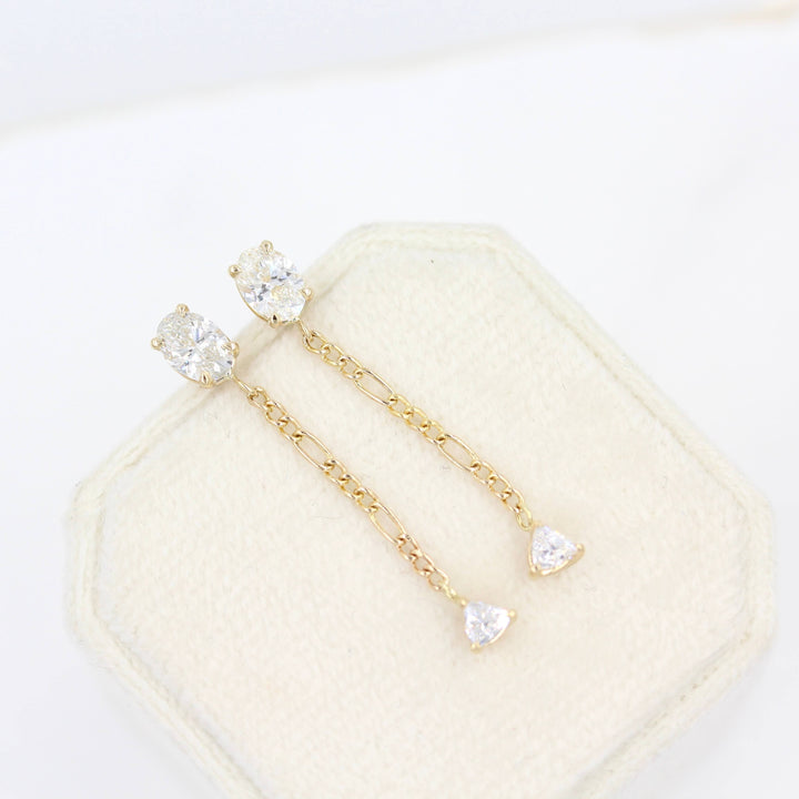 Earrings 14k Yellow Gold The Emilia Earrings in Yellow Gold